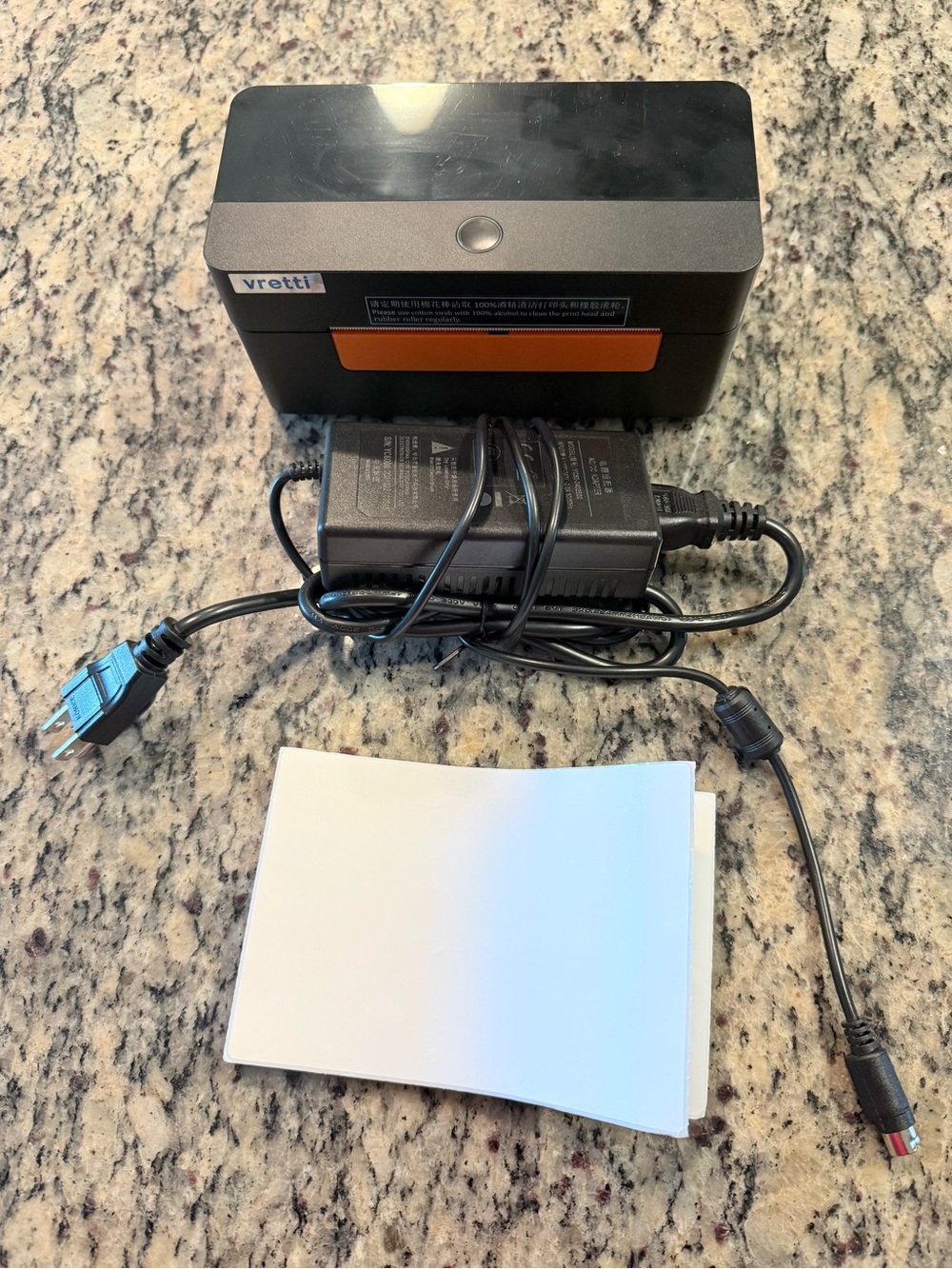 4X6 Vretti Portable shipping label Printer with Bluetooth